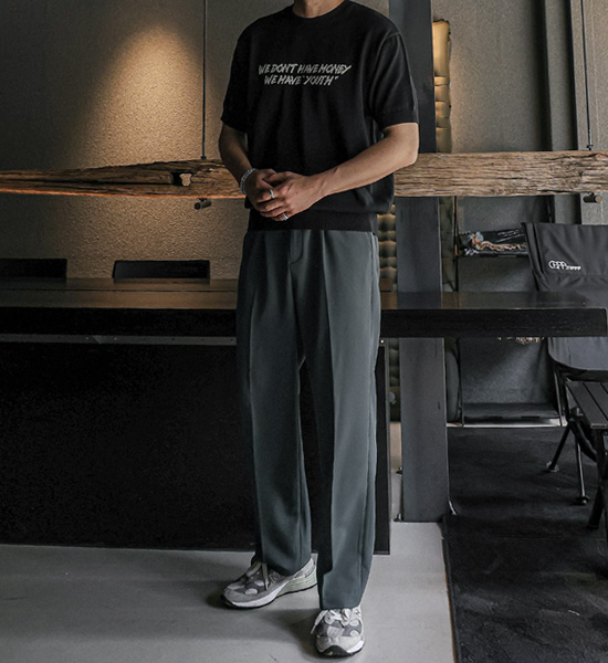 (L-5XL)<BR>보티디 short-sleeved knitwear