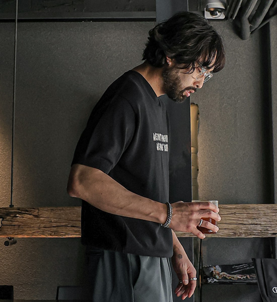 (L-5XL)<BR>보티디 short-sleeved knitwear