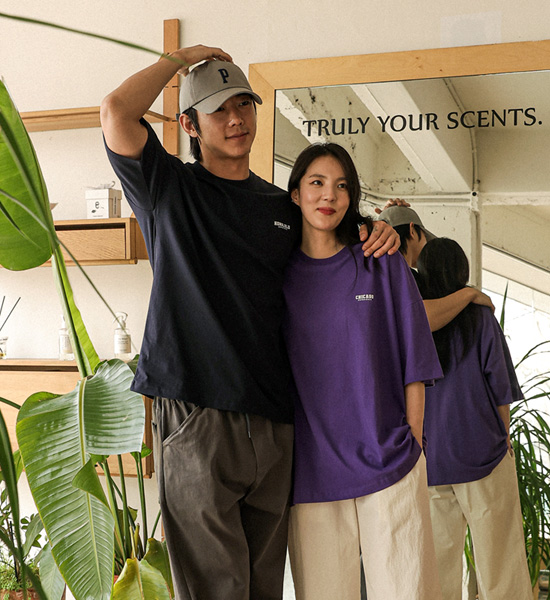 (L-5XL)<BR>시티트립 Short T shirts