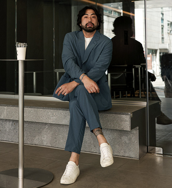 (L-5XL)<br>카퍼다 Jacket+반디버 standard fit Sidebanding Slacks