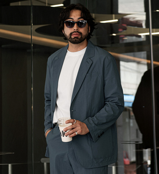 (L-5XL)<br>카퍼다 Jacket+반디버 standard fit Sidebanding Slacks