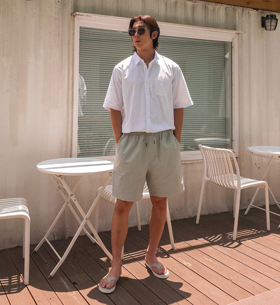 (M-6XL)<br>마르타 Banding Shorts<br><font color="#fb5ec9"><B>[1+1]</B></font>
