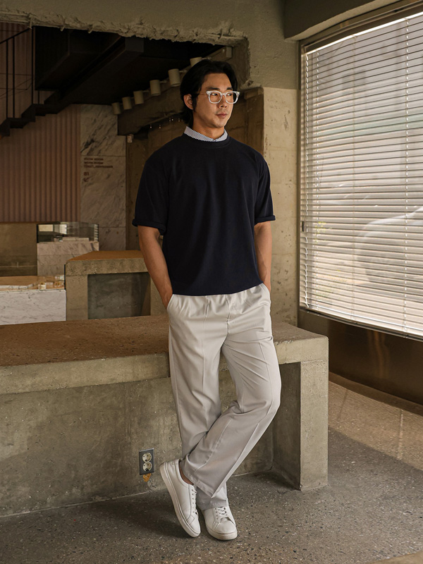 (M-5XL)<br>오까네 시크릿 layered Shirt