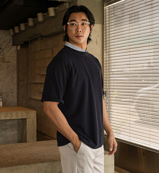 (M-5XL)<br>오까네 시크릿 layered Shirt