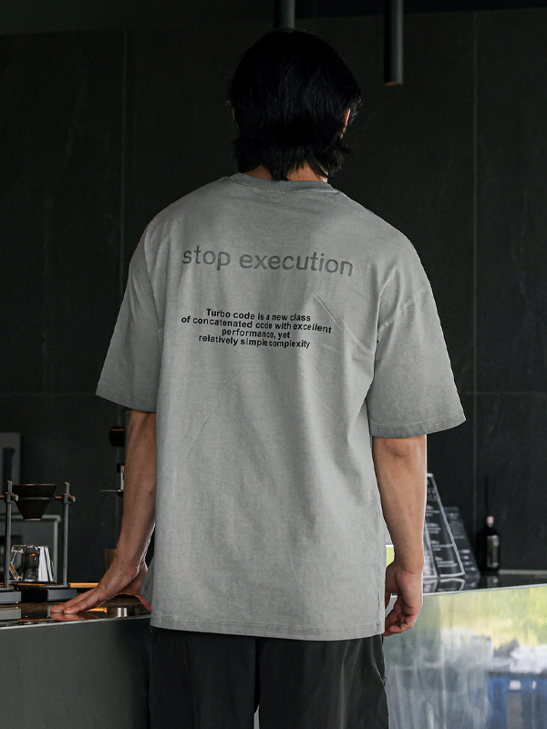 (M-6XL)<br>모코바 pigment Short T shirts 5652