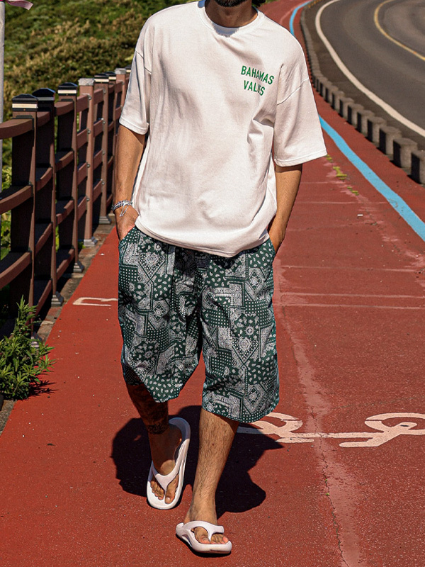 (XL-6XL)<BR>주나파니 6부 banding pants