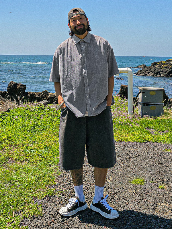 (XL-6XL)<BR>카르리 6부 banding pants