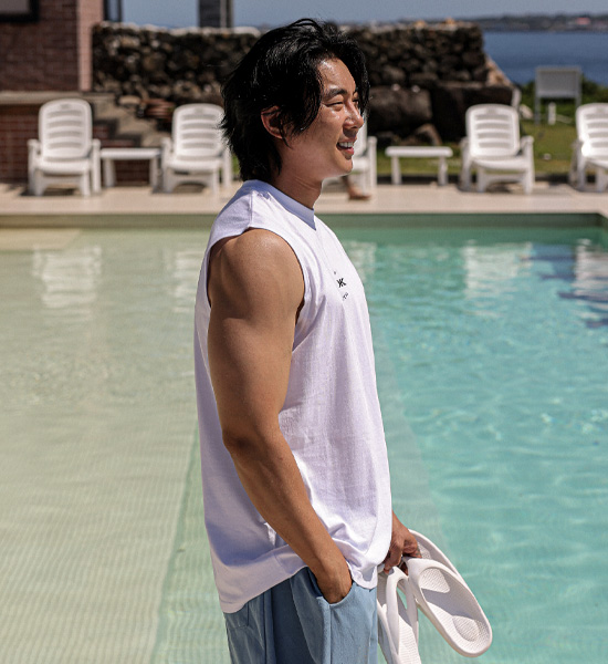 (L-5XL)<BR>사히드 Sleeveless shirts