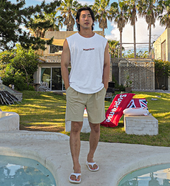 (L-5XL)<br>조이데이 Modal sleeveless<br><font color="#072c81"><B>[ W.DNA ]</B></font>