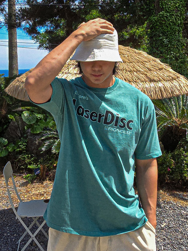 (L-5XL)<BR>콘당 pigment Short T shirts