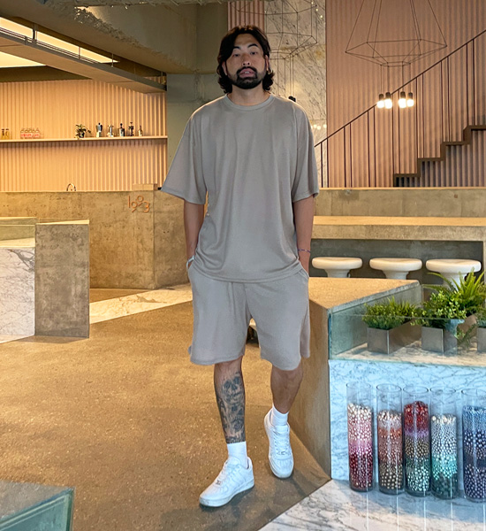 (XL-6XL)<BR>비카마크 waffle-banded shorts