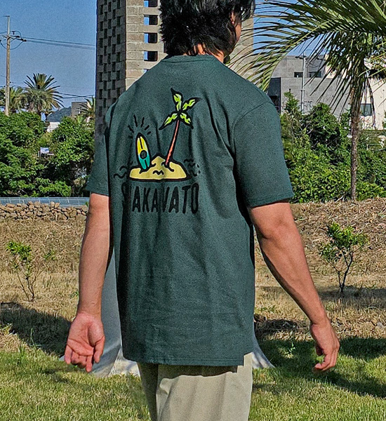 (L-5XL)<BR>사카바토 Short T shirts <br><font color="#098a09"><B>Select length (Basic,Long+6cm)</B></font>
