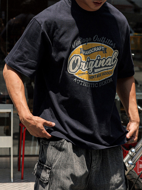 (L-5XL)<BR>마그론 Short T shirts