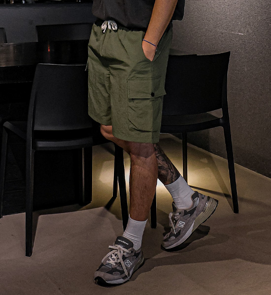 (L-4XL)<BR>히마람 cargo banding shorts<br><font color="#fb5ec9"><B>[1+1]</B></font>