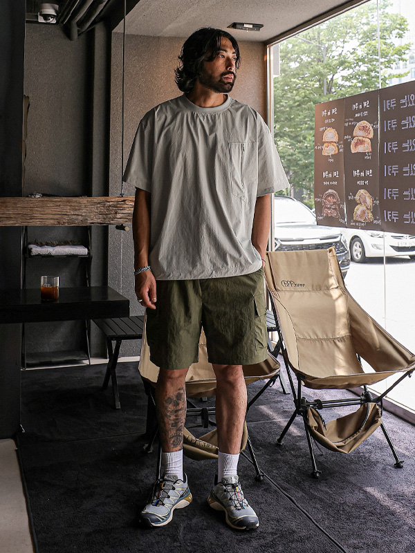 (L-4XL)<BR>히마람 cargo banding shorts<br><font color="#fb5ec9"><B>[1+1]</B></font>