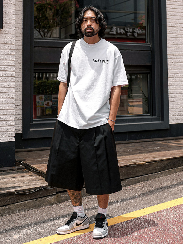 (XL-6XL)<BR>시마르 Back banding 버뮤다팬츠