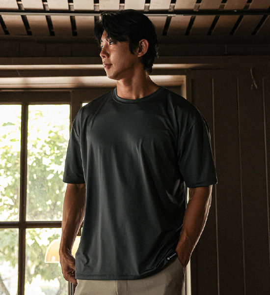 (L-5XL)<br>이그리츠 Functional Short T shirts <br><font color="#098a09"><B>Select length (Basic,Long+6cm)</B></font>