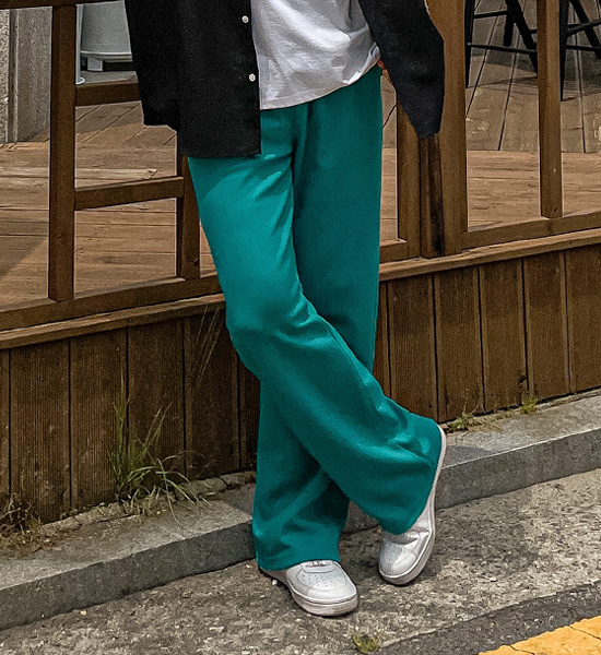 (S-4XL)<BR>코두바 Semi-wide fit banding pants