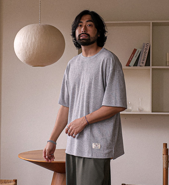 (L-5XL)<BR>다날리 Waffle Short T shirts<br><font color="#fb5ec9"><B>[1+1]</B></font>