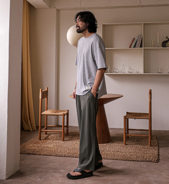 (L-5XL)<BR>다날리 Waffle Short T shirts<br><font color="#fb5ec9"><B>[1+1]</B></font>