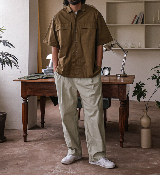 (L-5XL)<BR>타하시 short-sleeved shirt 1103