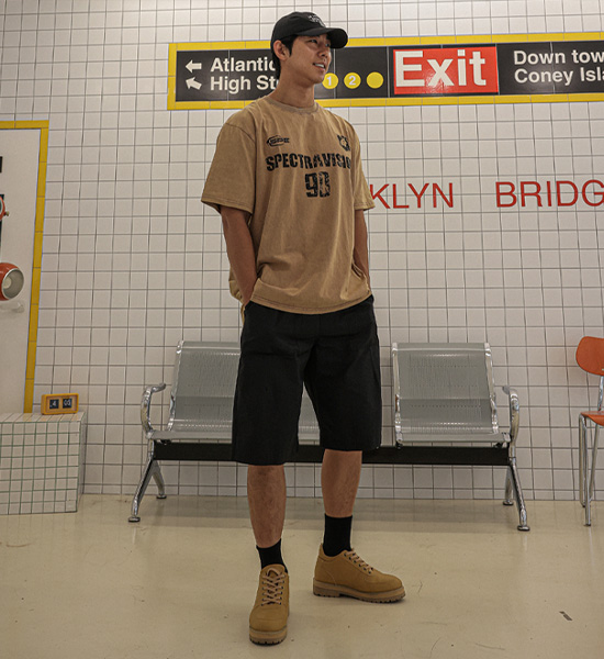 (XL-6XL)<BR>디그라스 7부밴딩팬츠