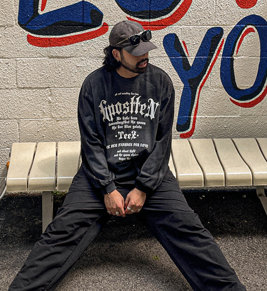 (XL-6XL)<BR>스탠더티 a long-sleeved t-shirt