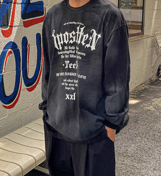 (XL-6XL)<BR>스탠더티 a long-sleeved t-shirt