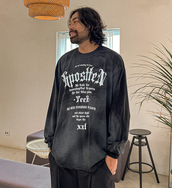 (XL-6XL)<BR>스탠더티 a long-sleeved t-shirt