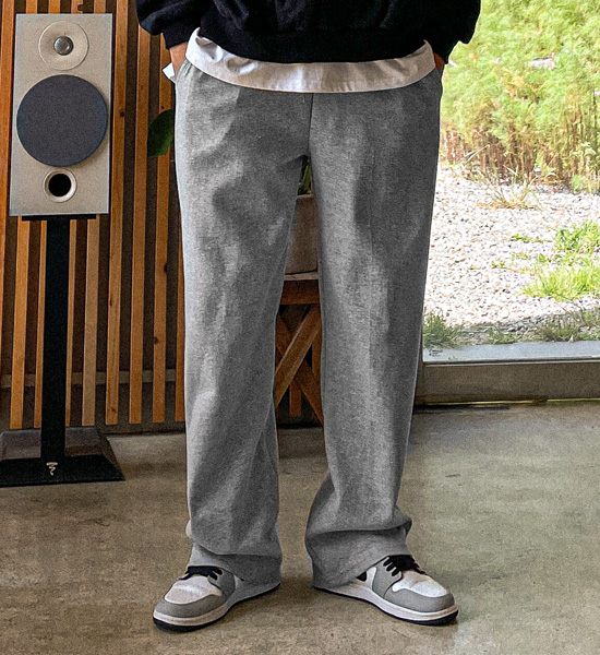 (S-4XL)<BR>코두바 Semi-wide fit banding pants