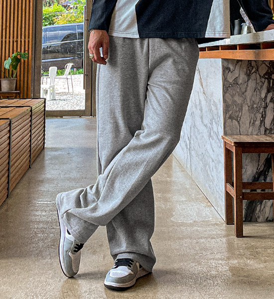 (S-4XL)<BR>코두바 Semi-wide fit banding pants