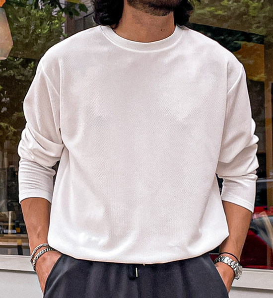 (L-5XL)<BR>코리오 a long-sleeved t-shirt<br><font color="#fb5ec9"><B>[1+1]</B></font>