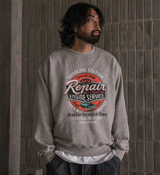 (XL-6XL)<BR>마우퍼 man-to-man T <br><font color="#098a09"><B>Select length (Basic,Long+6cm)</B></font>