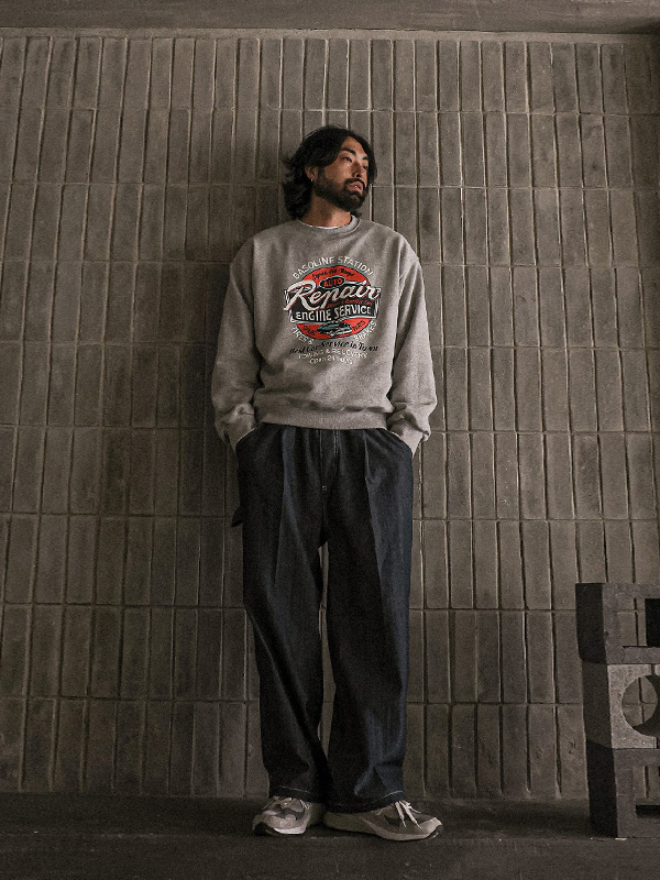 (XL-6XL)<BR>마우퍼 man-to-man T <br><font color="#098a09"><B>Select length (Basic,Long+6cm)</B></font>