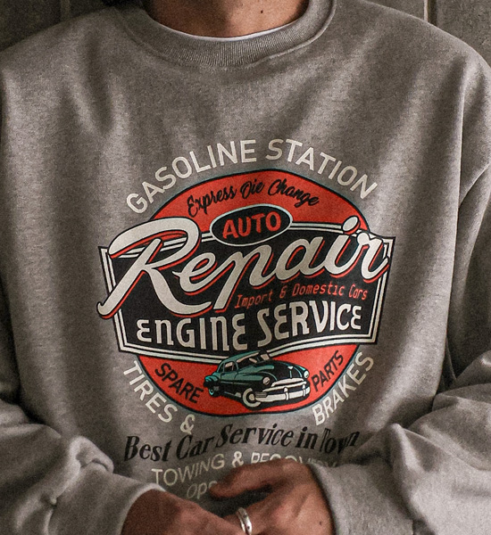 (XL-6XL)<BR>마우퍼 man-to-man T <br><font color="#098a09"><B>Select length (Basic,Long+6cm)</B></font>