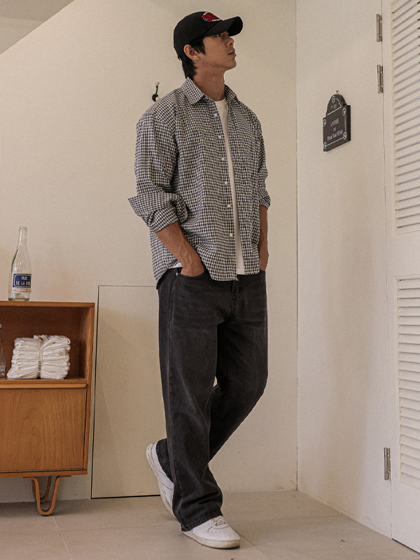 (S-5XL)<br>윌킨슨 standard fit denim pants 809