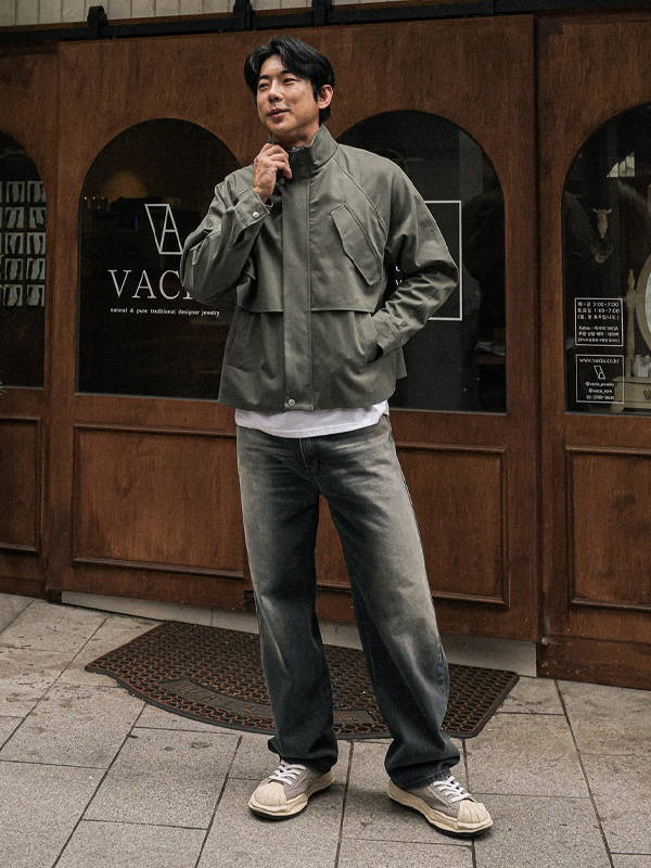 (S-3XL)<BR>밸도니 wide fit denim pants 211