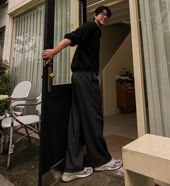 (XL-6XL)<BR>피포다 open collar knitwear 3302