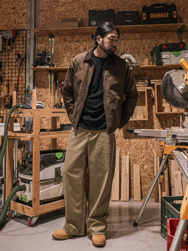 (S-5XL)<BR>퓨로 Semi-wide fit Wonk pants <br><font color="#098a09"><B>Select length (Basic,Long+8cm)</B></font>