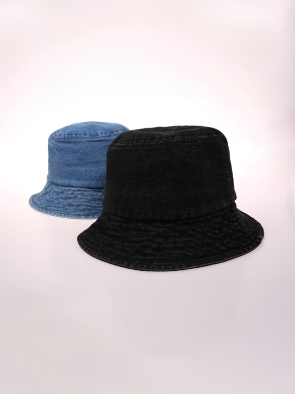 암라파 denim bucket hat