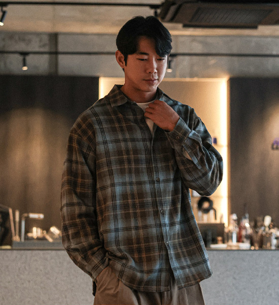 (L-6XL)<br>자다카 checkered shirt 2293