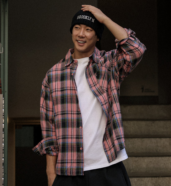 (L-6XL)<br>자다카 checkered shirt 2293