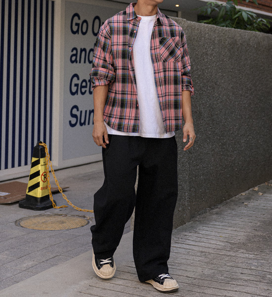 (L-6XL)<br>자다카 checkered shirt 2293