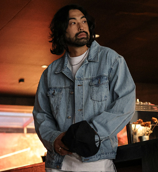 (M-5XL)<BR>태연하게 연청자켓