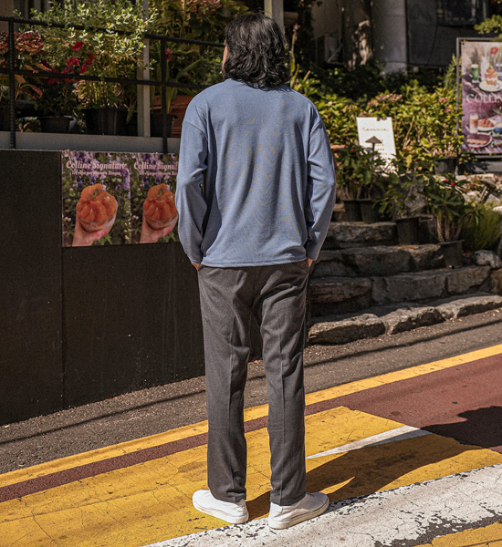 (L-5XL)<BR>쿠사티 a long-sleeved t-shirt
