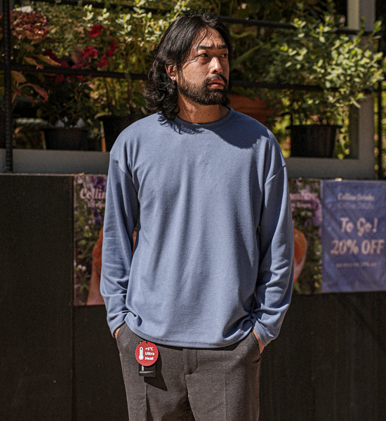(L-5XL)<BR>쿠사티 a long-sleeved t-shirt