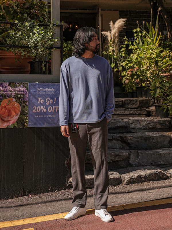 (L-5XL)<BR>쿠사티 a long-sleeved t-shirt