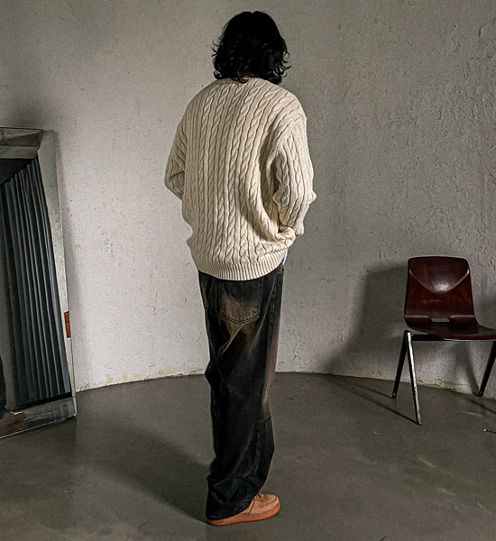 <br>(XL-6XL)<br>바토사노 Twisted knitwear