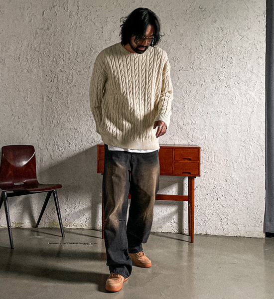 <br>(XL-6XL)<br>바토사노 Twisted knitwear