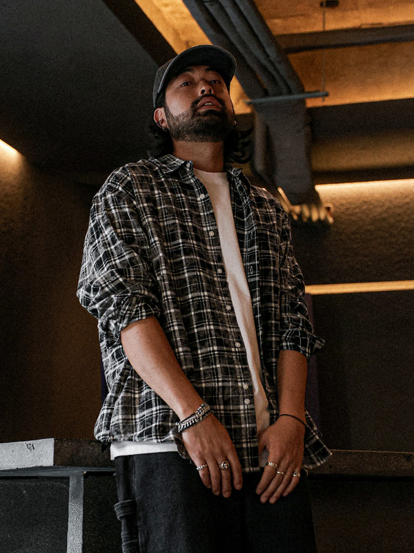 (XL-5XL)<BR>코우스비 checkered shirt